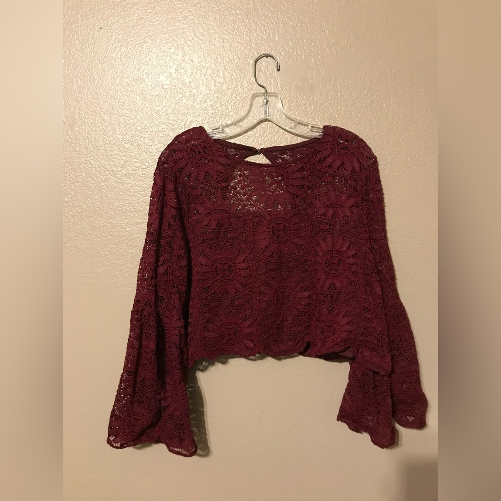 Long sleeve crop top Size XL